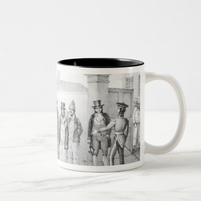 Tasse 2 Couleurs Une bande de prison de gouvernement (Droit)