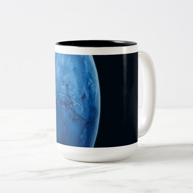 Tasse 2 Couleurs Une belle planète bleue (Devant droit)