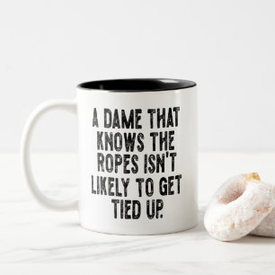 Tasse 2 Couleurs Une Dame Qui Connaît les Ficelles n'est Pas Suscep