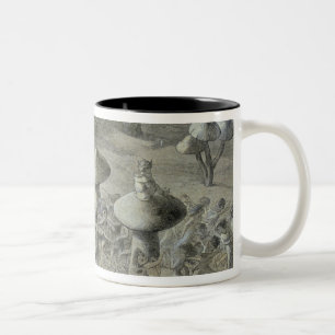 Tasse 2 Couleurs Une danse féerique par la nuit, illustration de