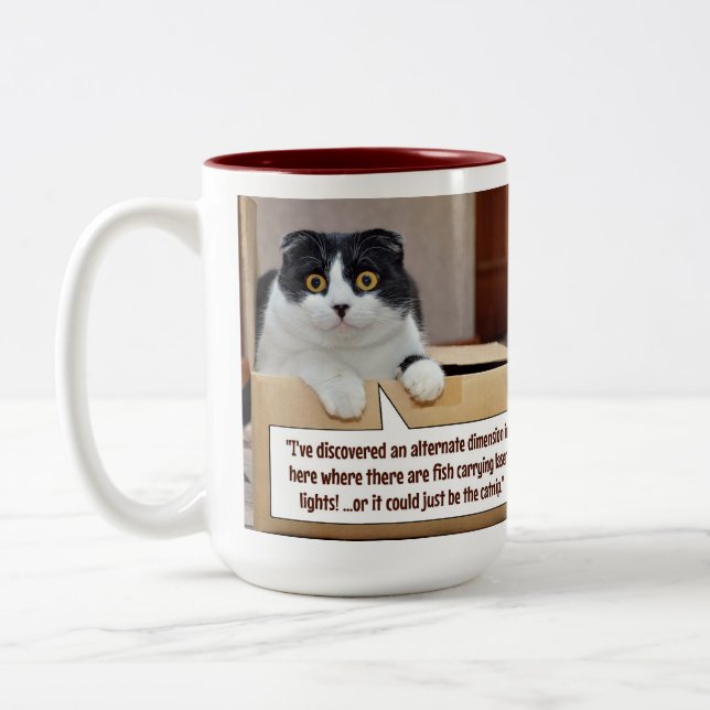 Tasse 2 Couleurs Une dimension alternative (Gauche)