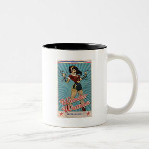 Tasse 2 Couleurs Une femme amazonienne unit le Poster vintage