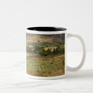 Tasse 2 Couleurs Une grande vue panoramique d'une grande montagne r