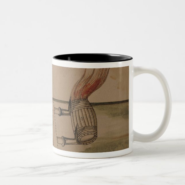 Tasse 2 Couleurs Une machine de guerre, illustration de 'De (Droit)