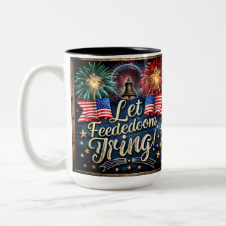 Tasse 2 Couleurs Une oeuvre d'art dynamique et patriotique