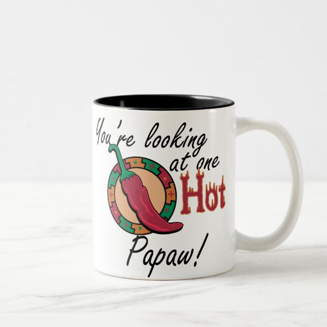 Tasse 2 Couleurs Une papaye chaude (Droit)