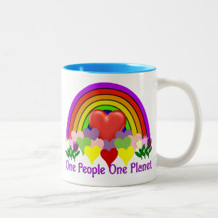 Tasse 2 Couleurs Une personnes de la planète une