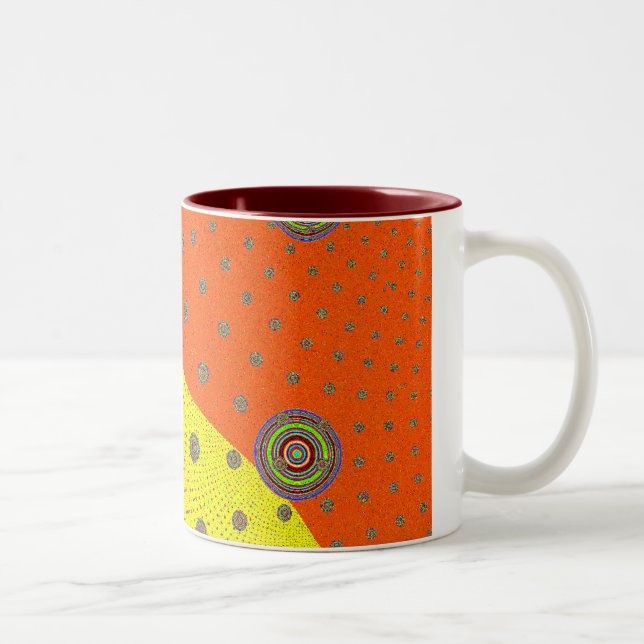 Tasse 2 Couleurs Une petite étape (Droit)