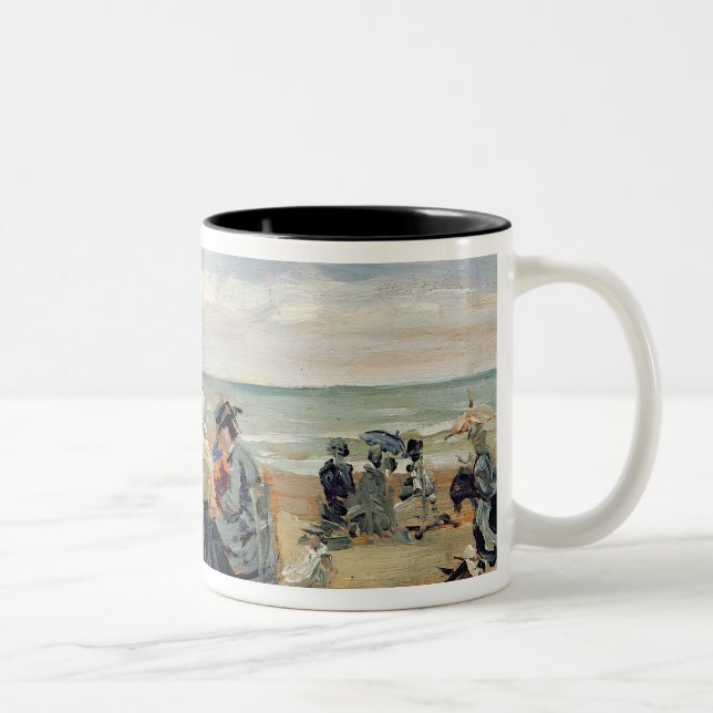 Tasse 2 Couleurs Une scène de plage (Droit)