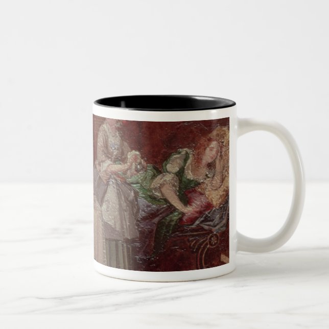 Tasse 2 Couleurs Une scène de "Tartuffe" par Moliere, 1850 (Droit)