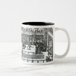 Tasse 2 Couleurs Une scène joutante