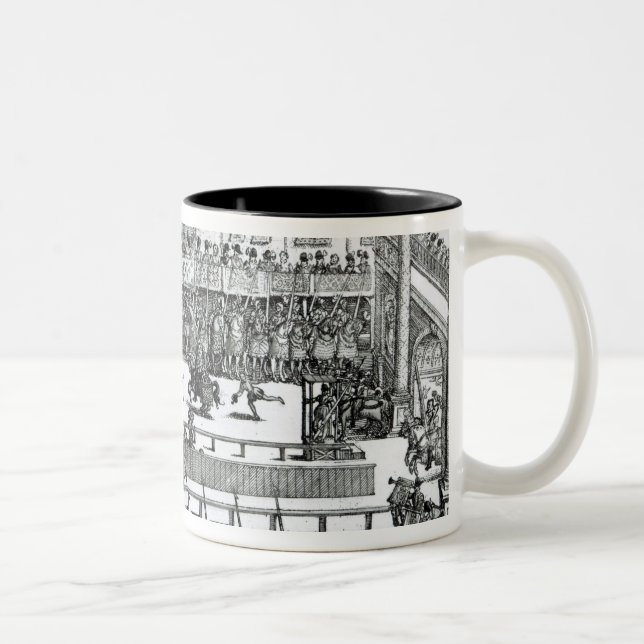 Tasse 2 Couleurs Une scène joutante (Droit)