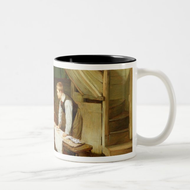 Tasse 2 Couleurs Une visite au magasin doux (Droit)