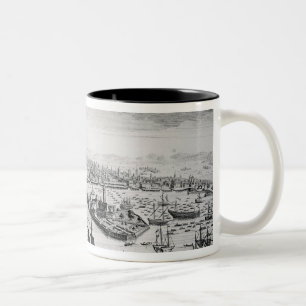 Tasse 2 Couleurs Une vue de perspective de la ville de Venise