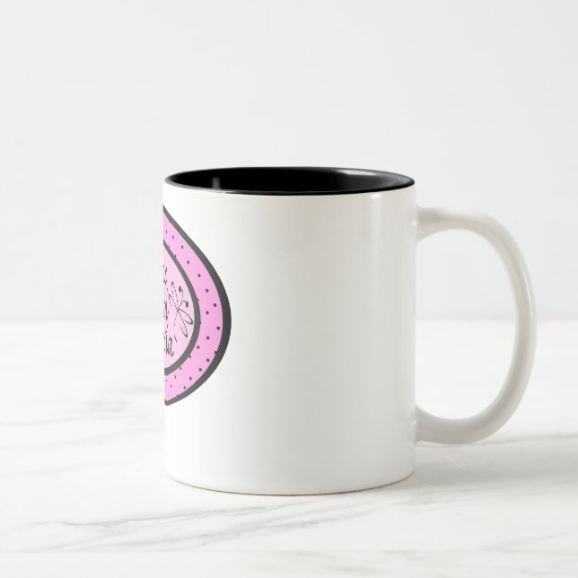 Tasse 2 Couleurs Une YiaYia Cool (Droit)