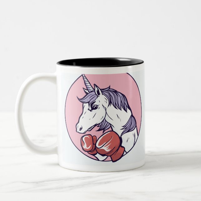 Tasse 2 Couleurs Unicorne en boîte (Gauche)