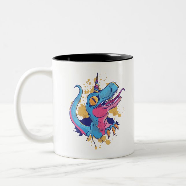 Tasse 2 Couleurs Unicornisaurus (Gauche)