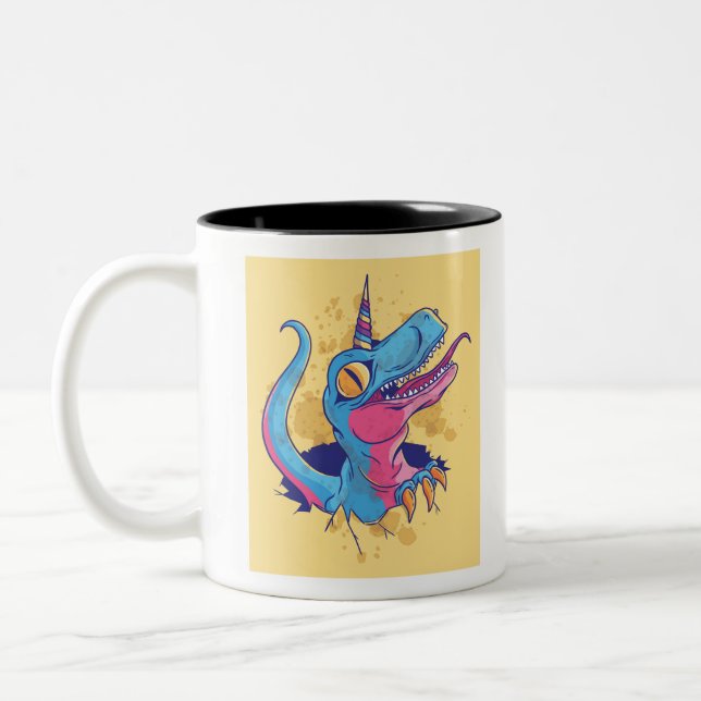 Tasse 2 Couleurs Unicornisaurus (Gauche)