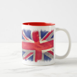 Tasse 2 Couleurs Union Flag ou Union Jack Patriot britannique