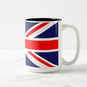 Tasse 2 Couleurs Union Jack - Drapeau du Royaume-Uni