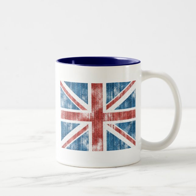 Tasse 2 Couleurs Union Jack portée (Droit)