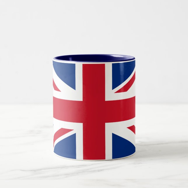 Tasse 2 Couleurs Union Jack Royaume-Uni (Centre)