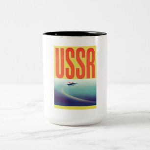 Tasse 2 Couleurs Union soviétique poster Voyages