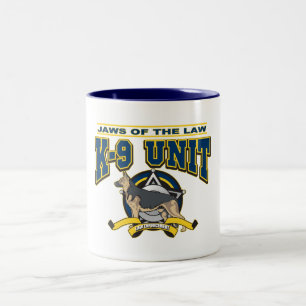 Tasse 2 Couleurs Unité de la police K-9