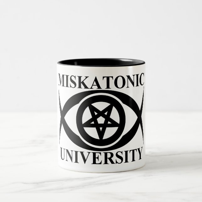 TASSE 2 COULEURS UNIVERSITÉ DE MISKATONIC (Centre)