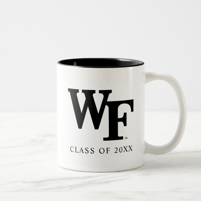 Tasse 2 Couleurs Université Wake Forest | WF (Droit)