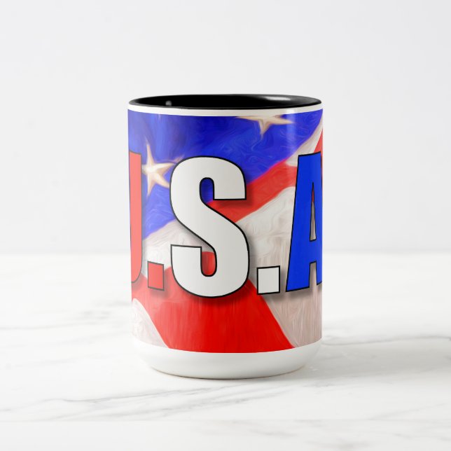 TASSE 2 COULEURS USA (Centre)