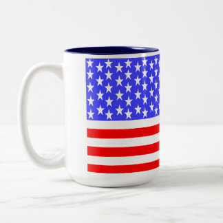 Tasse 2 Couleurs USA Flag Totally Printed