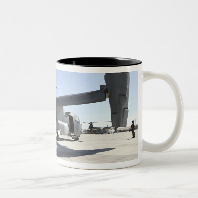 Tasse 2 Couleurs V-22 Aéronefs-tiltrotor Osprey 2 (Droit)