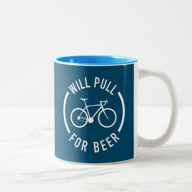 Tasse 2 Couleurs Va Tirer Pour Le Vélo De Bière (Droit)