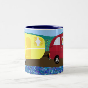 Tasse 2 Couleurs Vacances Caravane