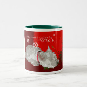 TASSE 2 COULEURS VACANCES PAISIBLES DE WESTIE