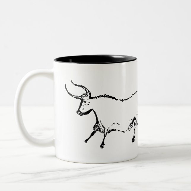 Tasse 2 Couleurs Vache à Lascaux (Gauche)