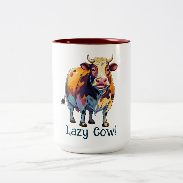Tasse 2 Couleurs Vache pâle (Centre)