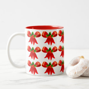 Tasse 2 Couleurs Vaches Rouges Et Musique Holly
