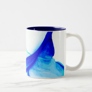 Tasse 2 Couleurs Vagues Abstraites