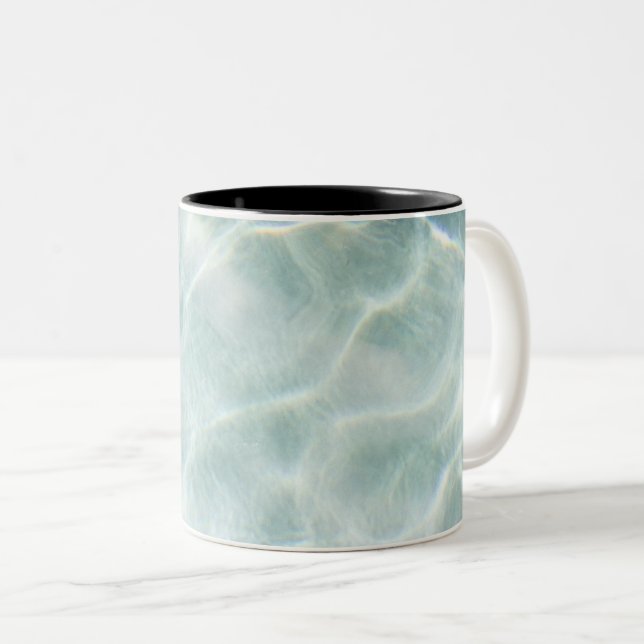 Tasse 2 Couleurs Vagues marines (Devant droit)