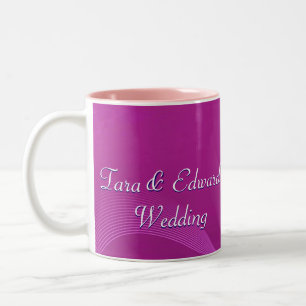 Tasse 2 Couleurs Vagues violettes