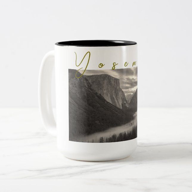 Tasse 2 Couleurs Vallée de Yosemite (Devant gauche)