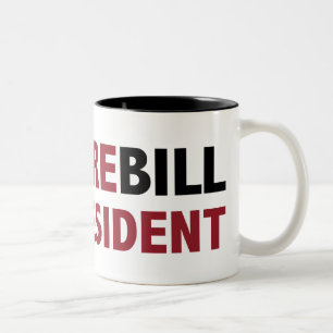 Tasse 2 Couleurs Vampire Bill pour le président