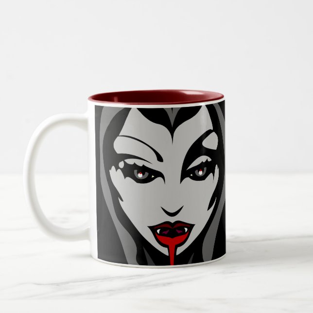 Tasse 2 Couleurs Vampire Cup Vampire Cadeaux de voyage Musique (Gauche)