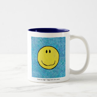 Tasse 2 Couleurs van gogh face heureuse