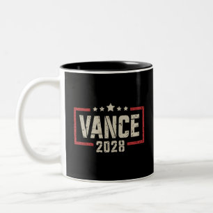 Tasse 2 Couleurs Vance 2028 Président de la campagne électorale Dra