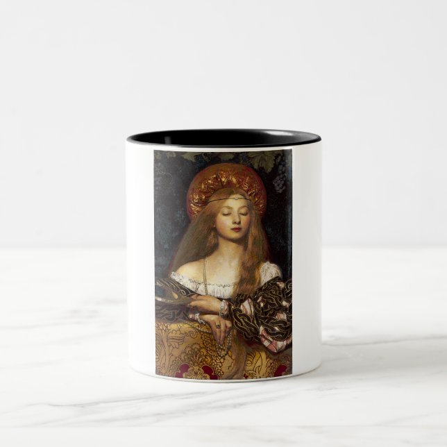 Tasse 2 Couleurs Vanity Pré-Raphaelite femme (Centre)