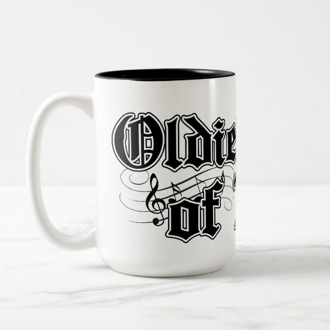 Tasse 2 Couleurs Vato de style oldies  (Gauche)