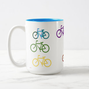 Tasse 2 Couleurs Vélos Mignons